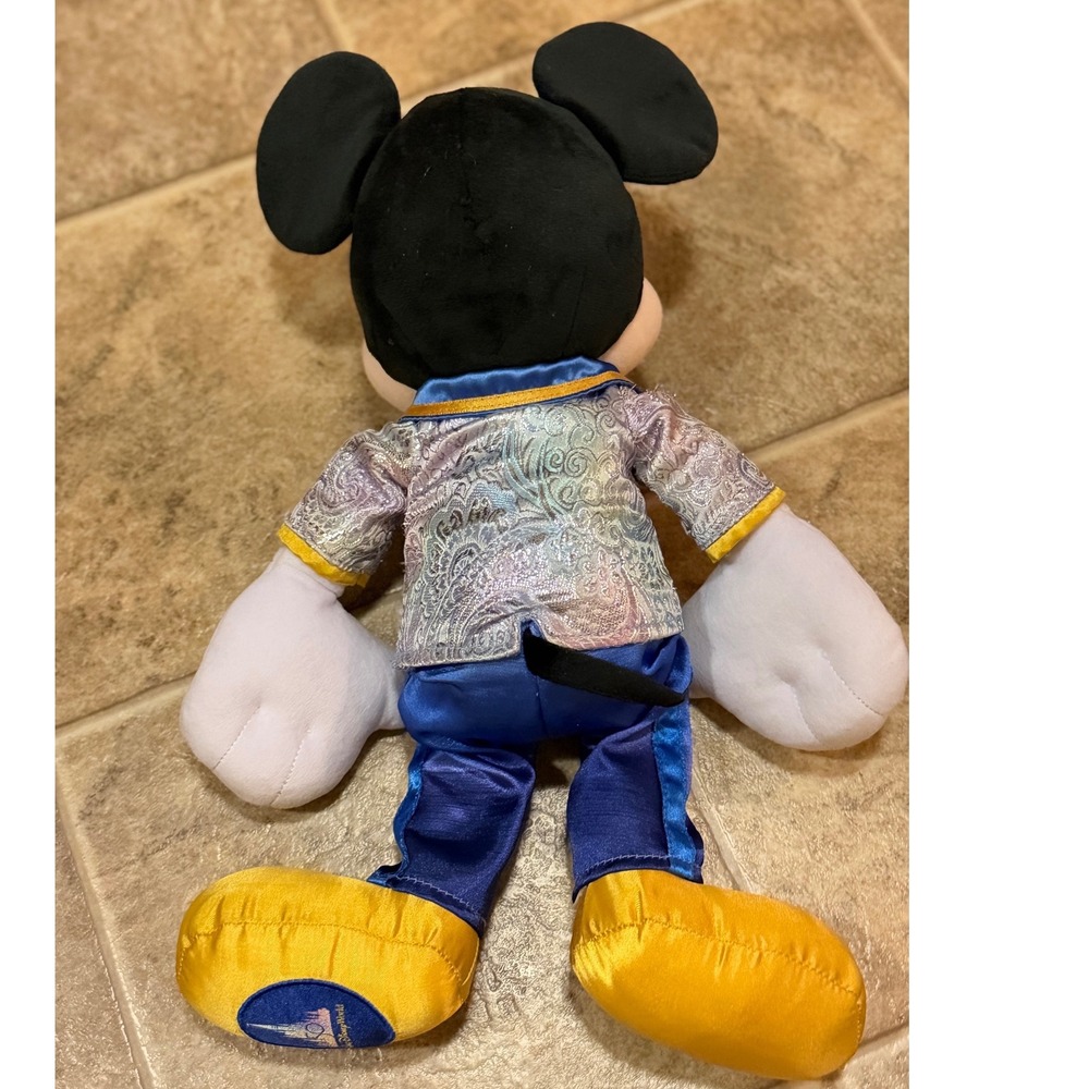 Disney Mickey Mouse Walt Disney World 50th Anniversary EARidescent Plush Toy - Picture 7 of 11